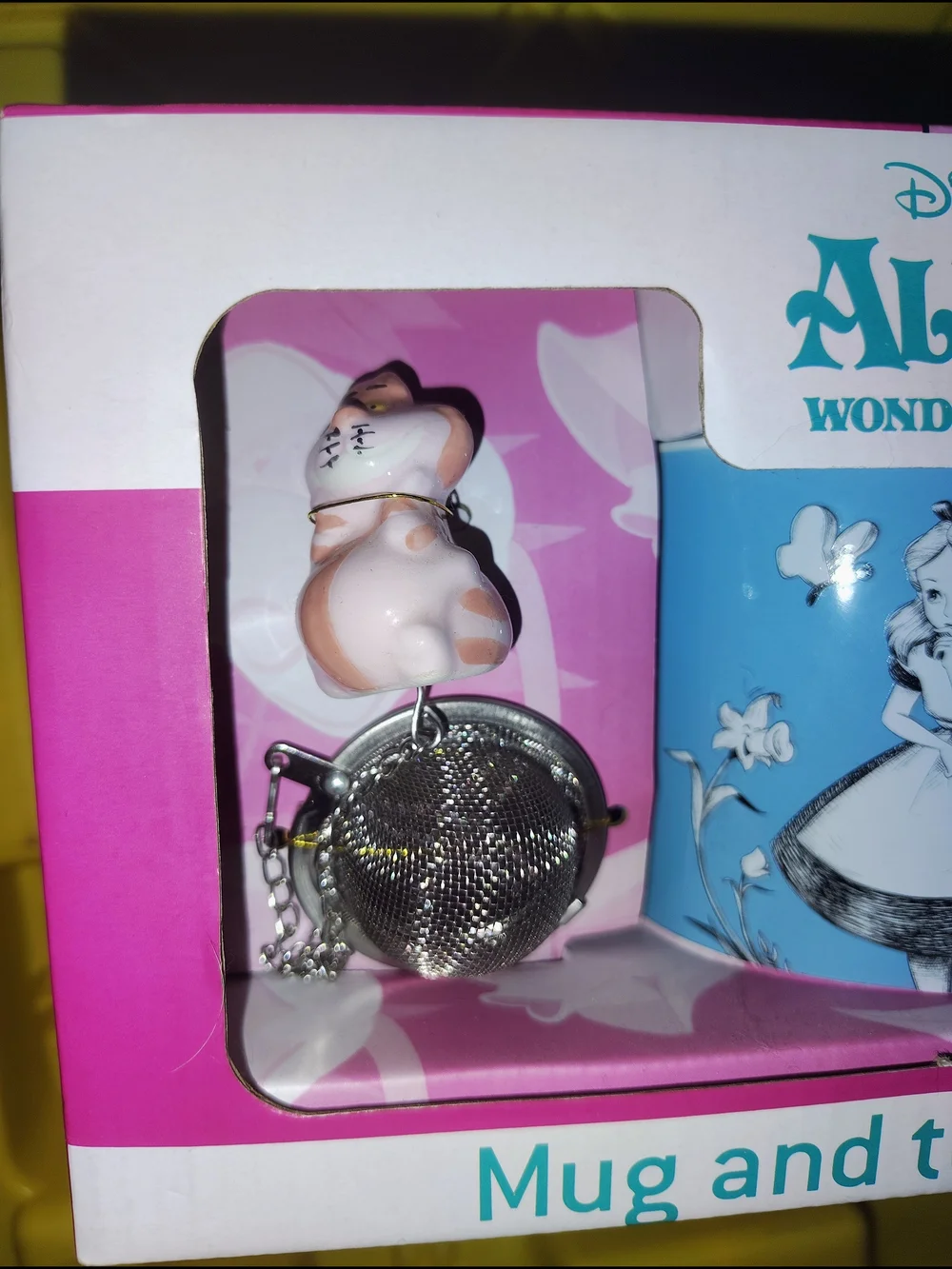 Disney Alice in Wonderland Blue Mug & Tea Infuser Set